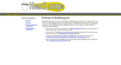 Desktop Screenshot of headlamp.net